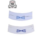 Bow Tie blue  printed-2500/box